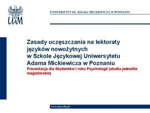 Testyjezykowe amu edu