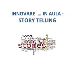 Storytelling esempi scritti