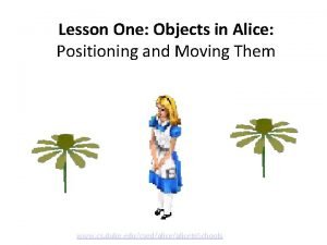 Alice movement in all direction