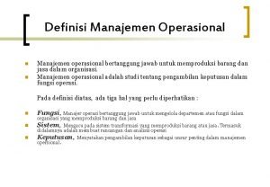 Definisi manajemen