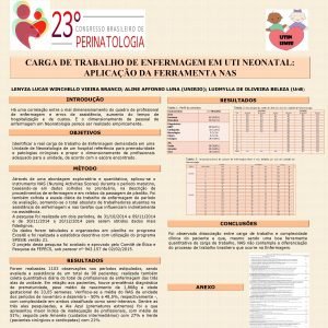 CARGA DE TRABALHO DE ENFERMAGEM EM UTI NEONATAL