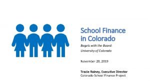 Colorado school finance project