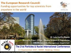 Erc funding