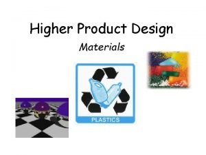 Higher Product Design Materials Materials Ferrous metal Nonferrous
