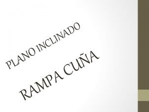 Plano inclinado
