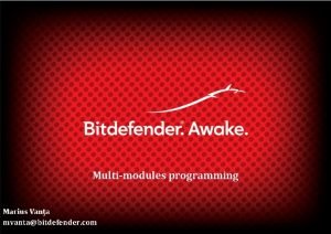 Multimodules programming mvantabitdefender com 4 Libraries Copyright Bitdefender