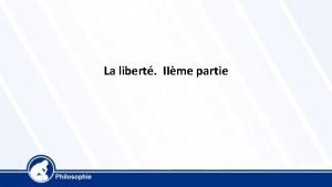 La libert IIme partie Adam Smith 1723 1790