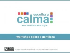 workshop sobre a gentileza Os direitos autorais deste