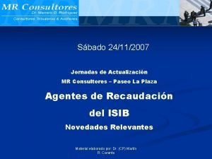 Mr consultores y auditores