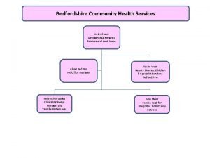 Bedfordshire community health services