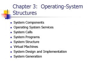 Ms dos layer structure