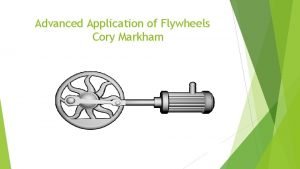 Applications of flywheel