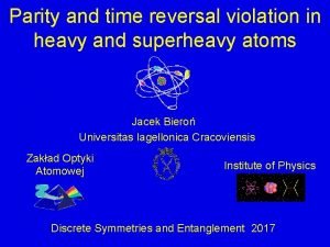 Parity and time reversal violation in heavy and