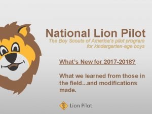 Lion pilot program