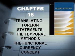 Temporal vs current rate method