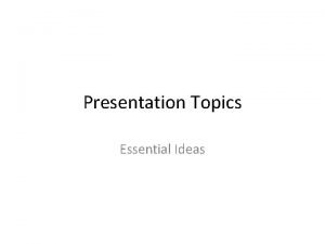 Presentation Topics Essential Ideas Bollywood Indias film industry