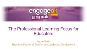 Professional learning focus