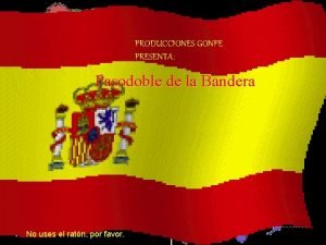 Cancion banderita española