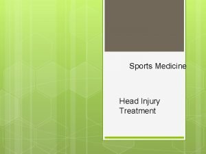 Sports Medicine Head Injury Treatment BELLWORK Remember the