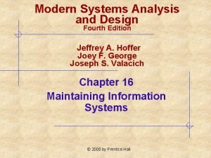 Modern Systems Analysis and Design Fourth Edition Jeffrey