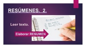 Resmenes