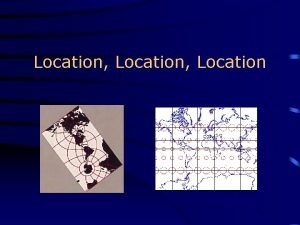 Location Location Geodesy The study of the size