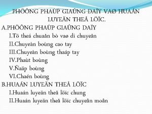 PHNG PHAP GIANG DAY VA HUAN LUYEN THE