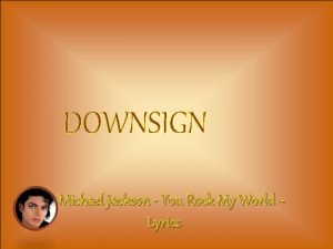 Michael jackson you rock my world lyrics