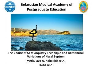 Belarusian medical academy of postgraduate education