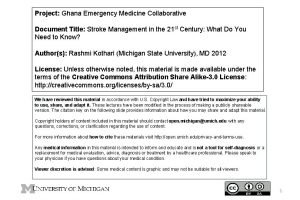 Cincinnati prehospital stroke scale