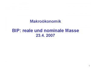 Nominale reale bip