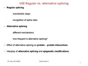 Dna splicing