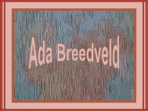 Ada breedveld