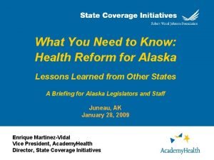 What You Need to Know Health Reform for
