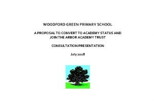 Woodford green primary school