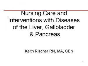 Chronic pancreatitis nursing care plan