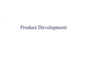 Product selection stages