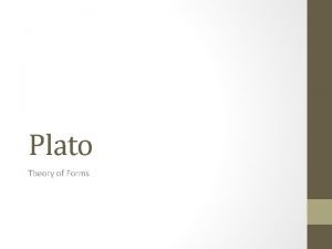 Plato's forms