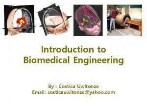 Biomedical engineering