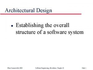 Overall structure