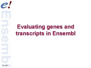 Ensembl bacteria