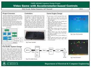 CMPE 450490 Capstone Design Project Video Game with