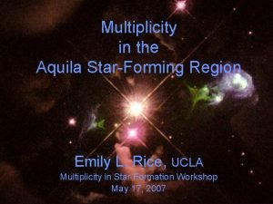 Multiplicity in the Aquila StarForming Region Emily L