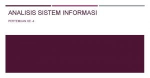 Elemen elemen sistem informasi manajemen