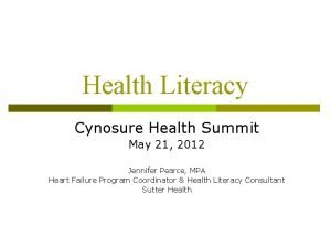 Health literacy in the us