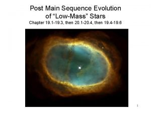 Post Main Sequence Evolution of LowMass Stars Chapter