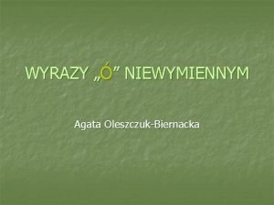 Ptak z ó niewymiennym