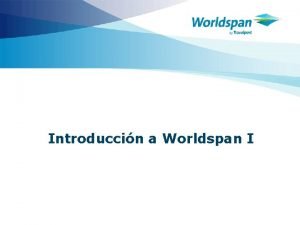 Go worldspan