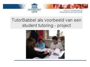 Babbel studenten