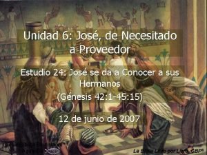 Unidad 6 Jos de Necesitado a Proveedor Estudio